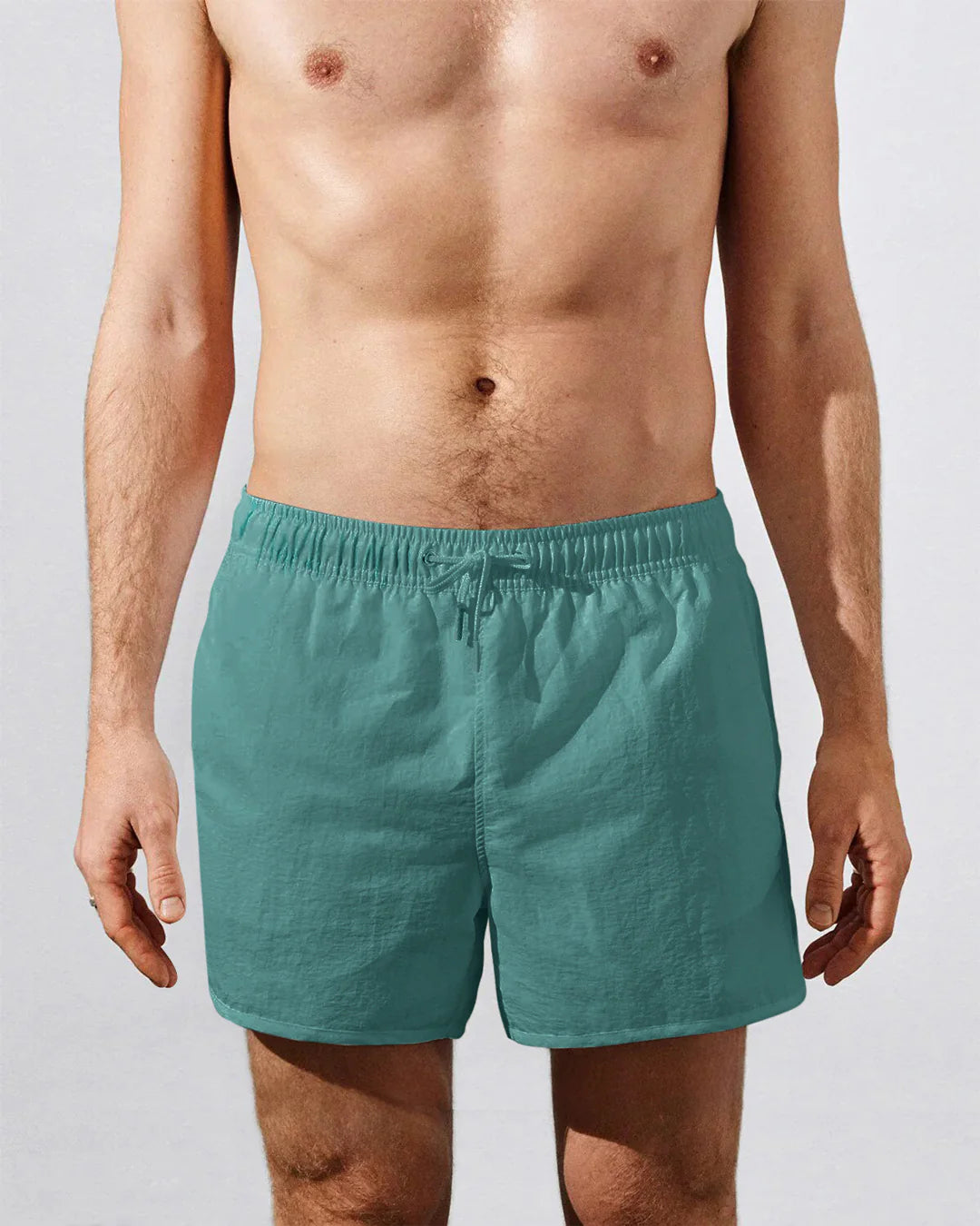 GREEN SWIM SHORTS